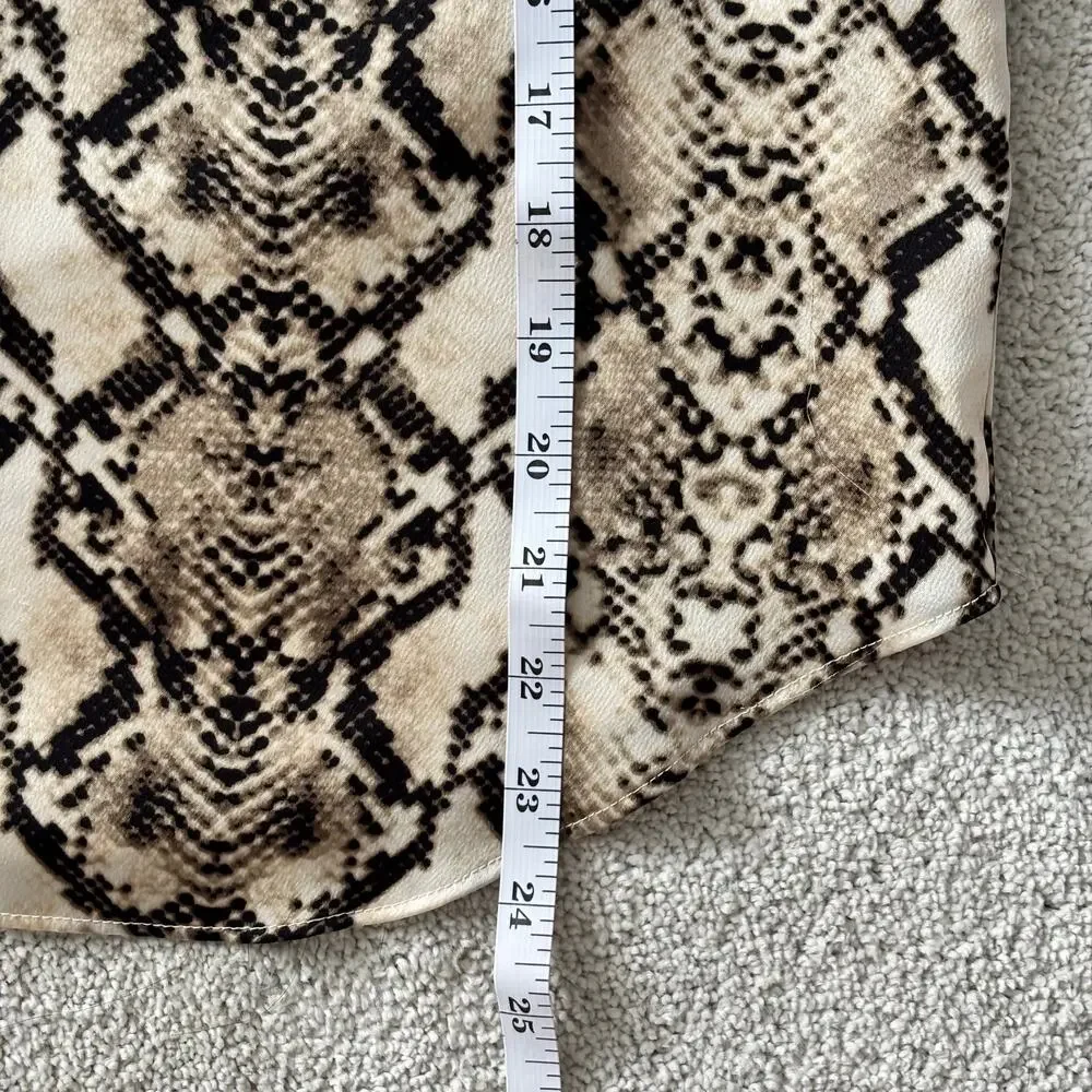 Express Women's Snake Print V-Neck Spaghetti Strap Cami Top Size S - Picture 8 of 8